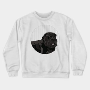 Animal Vignette: Bouvier des Flandres Crewneck Sweatshirt